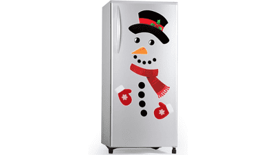D-FantiX Snowman Christmas Refrigerator Magnets Set of 16