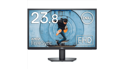 Dell SE2422HX 24 inch FHD Monitor with Comfortview, 75Hz Refresh Rate, Anti-Glare Screen - Black