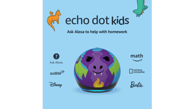 Echo Dot Kids (5th Gen, 2022) | Parental Controls | Dragon Design