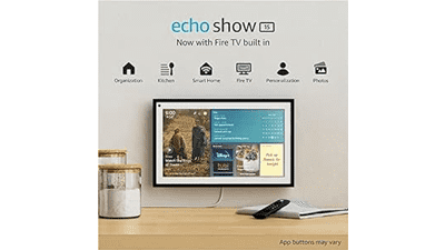 Echo Show 15 - Full HD 15.6" Smart Display with Alexa, Fire TV, and Remote