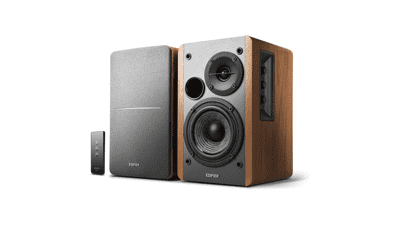 Edifier R1280T Powered Bookshelf Speakers - 2.0 Active Near Field Monitors - Studio Monitor Speaker - Wooden Enclosure