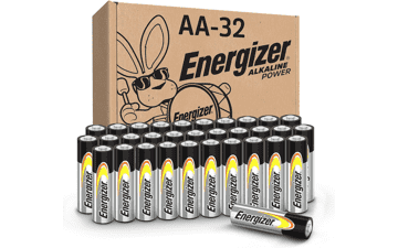 Energizer AA Batteries, Alkaline Power, 32 Count