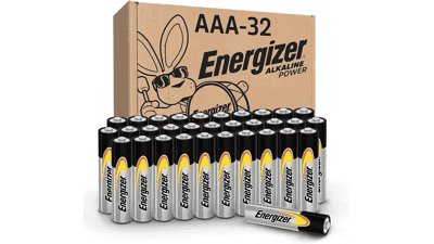 Energizer AAA Batteries (32 Pack) - Long-Lasting Alkaline Power