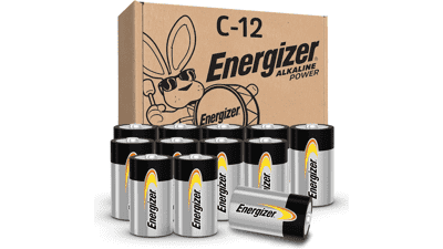 Energizer Alkaline Power C Batteries (12 Pack)