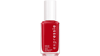 Essie Expressie Quick-Dry Nail Polish - Blue Toned Red, Seize The Minute