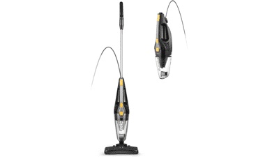 Eureka Home Lightweight Stick Vacuum Cleaner, Powerful Suction, 3-in-1 Handheld Vac - Blaze Black