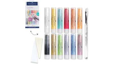 Faber-Castell Gelatos Pastels Color Set - 12 Pastel Colors