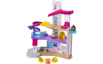 Fisher-Price Little People Barbie Toddler Playset Dreamhouse with Music & Lights