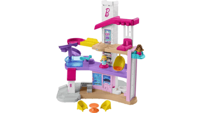 Fisher-Price Little People Barbie Toddler Playset Dreamhouse with Music & Lights