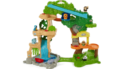 Fisher-Price Little People Share & Care Safari Playset with Lights, Sounds & 7 Figures