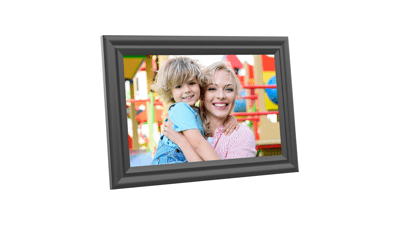 Forc WiFi Digital Picture Frame 10.1 Inch, Electronic Photo Frame, 32GB Storage, Auto-Rotate, IPS Touch Screen, Easy Setup, Share Photos & Videos via Free App