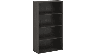 Furinno Pasir 4-Tier Bookcase Storage Shelves - Espresso