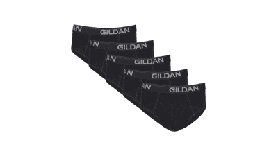 Gildan Cotton Stretch Briefs for Men, Pack of 5