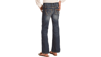 Girls' Retro Stretch Boot Cut Jean by Wrangler