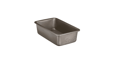 Goodcook Aluminized Steel Non-Stick Textured Loaf Pan - Champagne Pewter