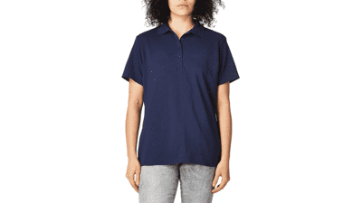 Hanes Women's X-temp Polo Navy - Medium