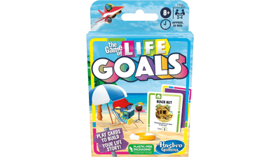 Hasbro Gaming The Game of Life Goals Card Game for Families and Kids Ages 8+