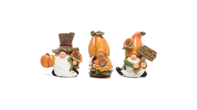 Hodao Fall Thanksgiving Pumpkin Gnomes Decorations Handmade Swedish Tomte Gnomes Elf