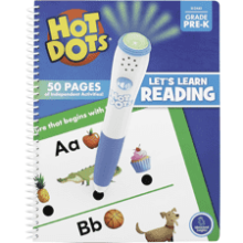 Hot Dots Let's Learn Pre-K Reading - Preschool Workbook with Interactive Pen
