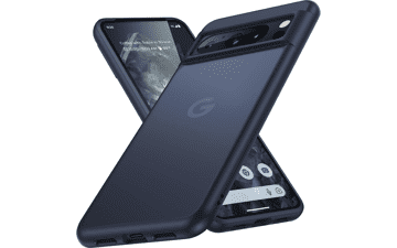 Humixx Google Pixel 8 Pro Case - Military Grade Drop Tested, Ultimate Silky Touch, Shockproof, Anti-Fingerprints, Translucent Matte Hard Back, Slim Phone Case - Black