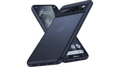 Humixx Google Pixel 8 Pro Case - Military Grade Drop Tested, Ultimate Silky Touch, Shockproof, Anti-Fingerprints, Translucent Matte Hard Back, Slim Phone Case - Black