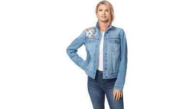 Jessica Simpson Reagan Trucker Jean Jacket for Women
