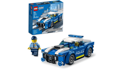 LEGO City Police Car Toy 60312 for Kids 5+ Years Old with Officer Minifigure