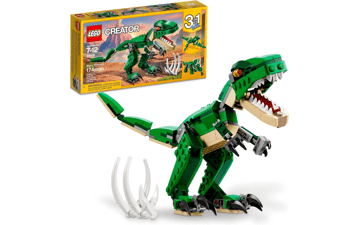 LEGO Creator Mighty Dinosaur Toy - Transformable T. rex, Triceratops, Pterodactyl - Ideal Gift for 7-12 Year Old Boys & Girls