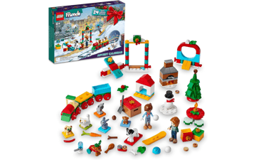 LEGO Friends Advent Calendar 2023 - Christmas Holiday Countdown Playset with 24 Surprises, 2 Mini-Dolls, and 8 Pet Figures