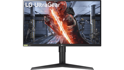LG UltraGear QHD 27-Inch Gaming Monitor 27GL83A-B - IPS 1ms (GtG), HDR 10 Compatibility, G-SYNC, FreeSync, 144Hz - Black