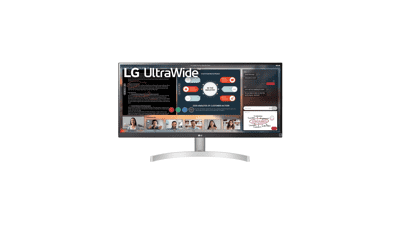 LG UltraWide WFHD 29-Inch FHD 1080p Computer Monitor 29WN600-W with HDR 10 Compatibility - Silver