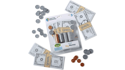 Learning Resources Pretend Play Money - 150 Pieces, Ages 3+
