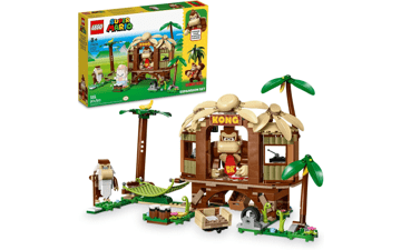 Lego Super Mario Donkey Kong’s Tree House Expansion Set 71424 with 2 Buildable Characters