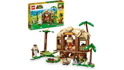 Lego Super Mario Donkey Kong’s Tree House Expansion Set 71424 with 2 Buildable Characters