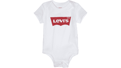 Levi's Baby Graphic Bodysuit - White Batwing - 3M