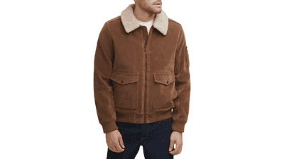 Levi's Faux Suede Aviator Bomber Jacket for Men