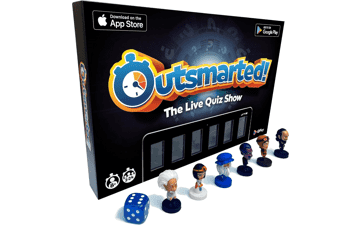 Live Family Quiz Show Board Game | Ages 8+ | 2 to 24 Players | Outsmarted! 2023 Edition