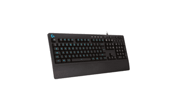 Logitech G213 Prodigy Gaming Keyboard - RGB Backlit, Spill-Resistant, Customizable, Multi-Media Keys - Black