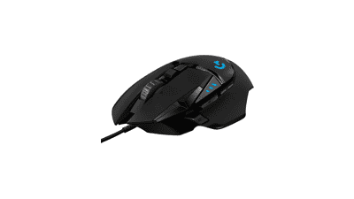Logitech G502 HERO Gaming Mouse - High Performance, 25,600 DPI, RGB, Adjustable Weights, 11 Programmable Buttons