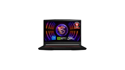 MSI Thin GF63 15.6" 144Hz Gaming Laptop: Intel Core i7, GeForce RTX 4050, 16GB DDR4, 512GB NVMe SSD, Win11 Home - Black