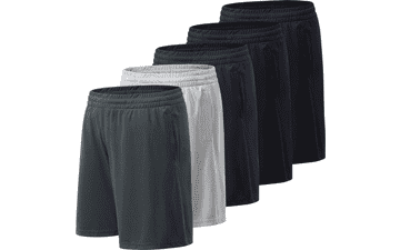 Mens Athletic Shorts with Pockets - Quick Drying Activewear for Gym Workout