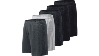 Mens Athletic Shorts with Pockets - Quick Drying Activewear for Gym Workout