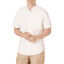Men's Regular-Fit Short-Sleeve Pocket Oxford Shirt