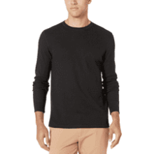 Men's Slim-Fit Long-Sleeve Waffle Shirt