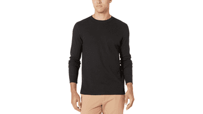 Men's Slim-Fit Long-Sleeve Waffle Shirt