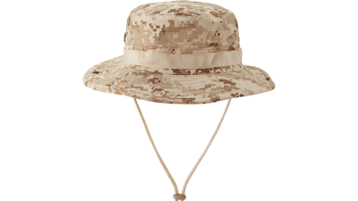 Military Boonie Hat - Tactical Adjustable Hat for Men and Women - Hunting, Fishing, Outdoor Safari Sun