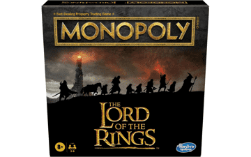 Monopoly: The Lord of the Rings Edition Board Game - Play as a Member of the Fellowship - For Kids Ages 8 and Up