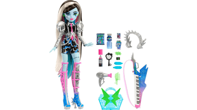 Monster High Doll, Frankie Stein Rockstar with Instrument and Accessories