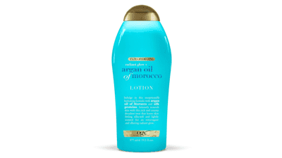 OGX Radiant Glow Argan Oil of Morocco Extra Hydrating Body Lotion for Dry Skin