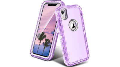 ORIbox iPhone XR Case - Heavy Duty Shockproof Clear Case